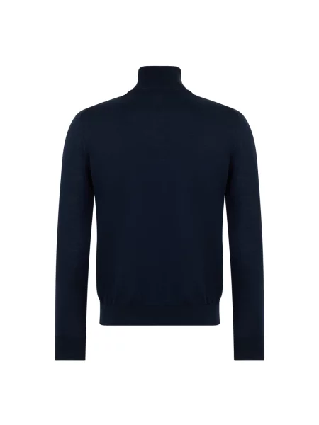 Sweter Roberto Collina niebieski