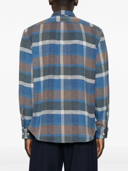 Košulja Portuguese Flannel karirana od flanela plava