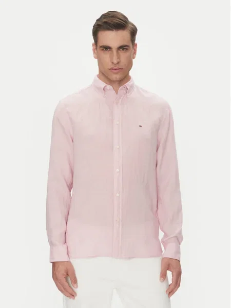 Cămașă Tommy Hilfiger roz