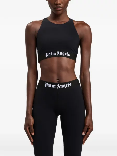 Top Palm Angels cu autograf negru