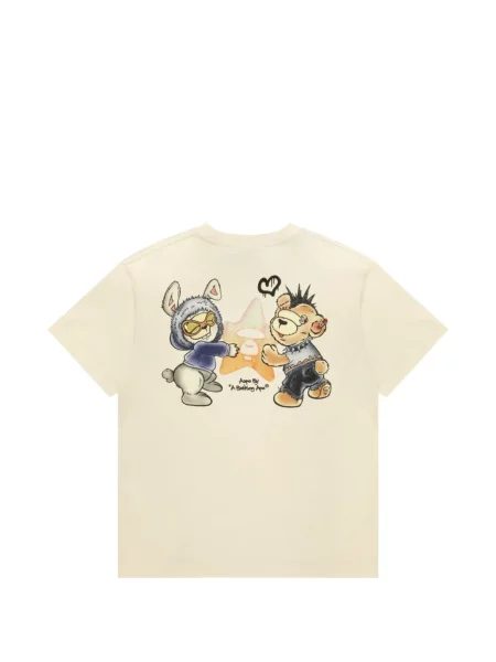Tricou Aape By A Bathing Ape cu imagine alb