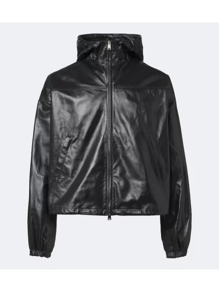 Geanta de piele Fendi negru