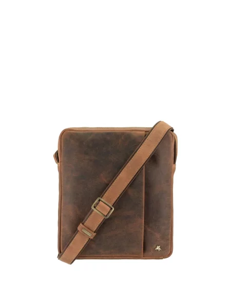 Кожаная сумка Visconti коричневая