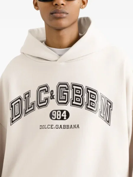 Суичър с качулка Dolce & Gabbana с качулка с принт