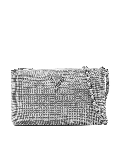 Дамска чанта Guess сребрист