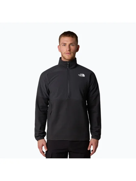 Hanorace pentru bărbați The North Face Glacier Heavyweight Zip asfalt gri/tnf negru
