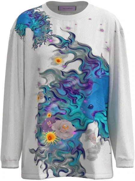 Tricou Maccapani cu imagine alb