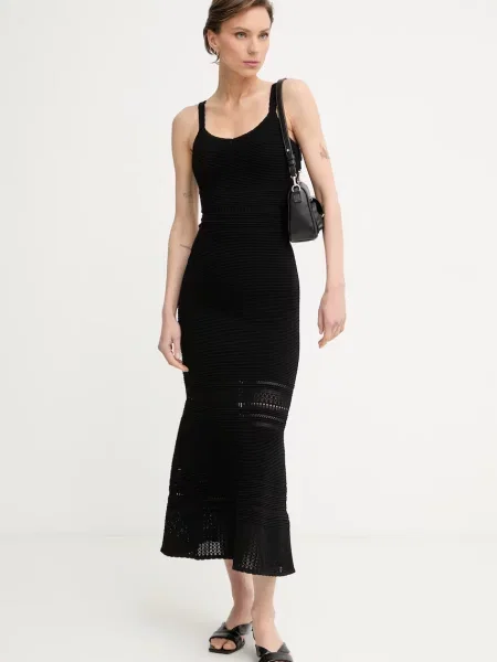 Marciano by Guess rochie cu vâscoză CAROL negru