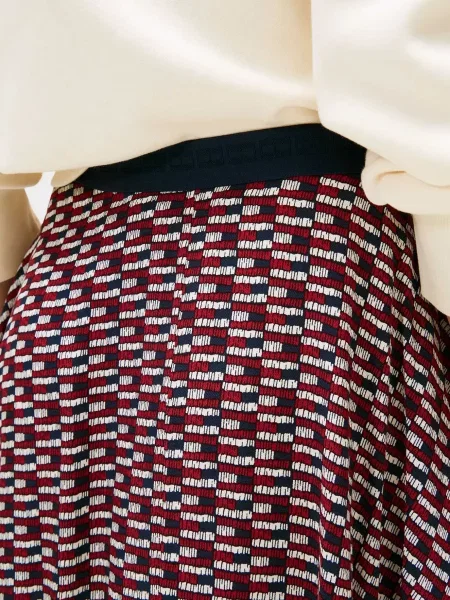 Твілова спідниця міді Tommy Hilfiger а-силуету