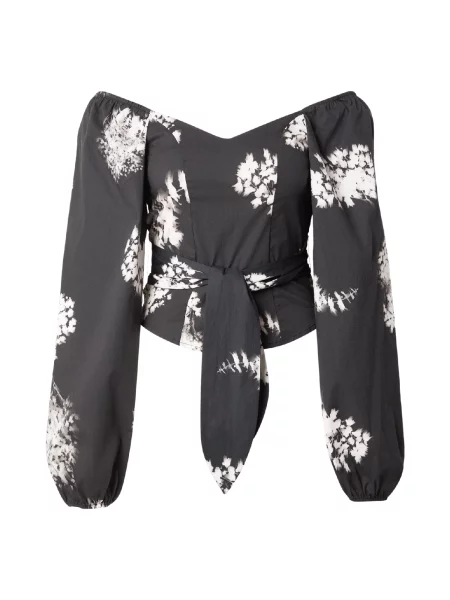 Desigual Bluză negru alb