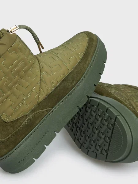 Сапоги Tommy Hilfiger зеленые