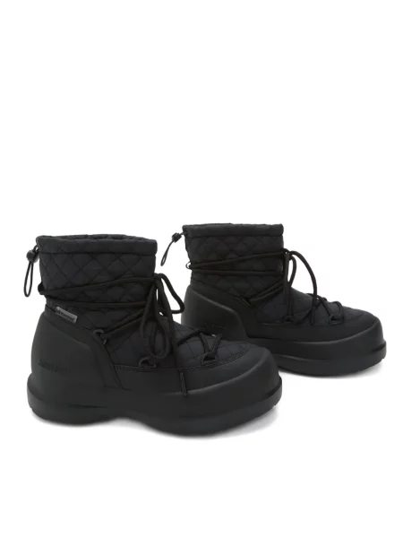 Botki Moon Boot pikowane czarne