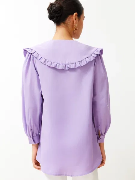Cămașă copii Trendyol violet
