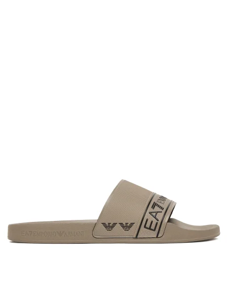 Emporio Armani Šľapky Hnedá béžová
