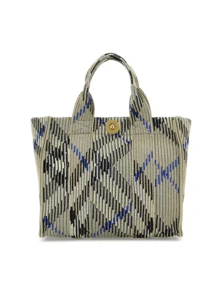 Dzianinowa shopperka Burberry beżowa