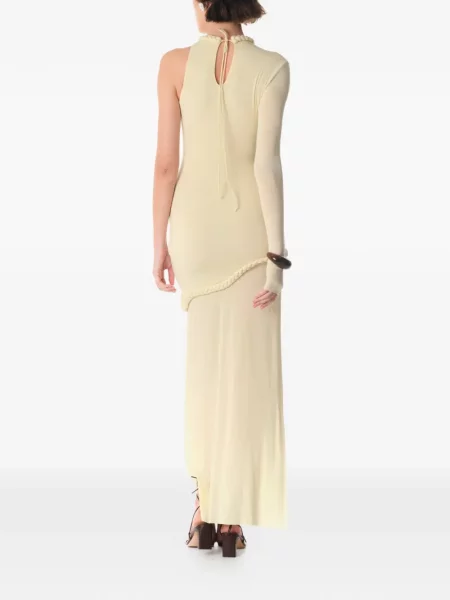 Rochie maxi Manuri de costum galben