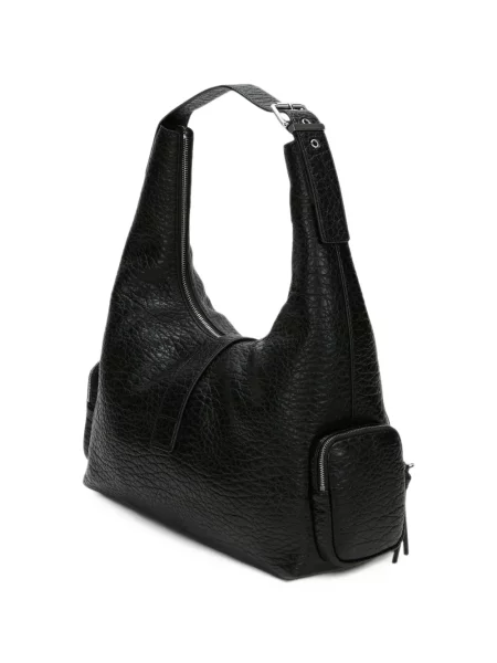Geantă shopper Karl Lagerfeld Jeans cu cataramă negru