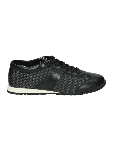 Sneakersy Högl skórzane czarne