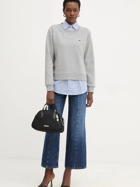 Karl Lagerfeld bluza IKON wzorzysta szary
