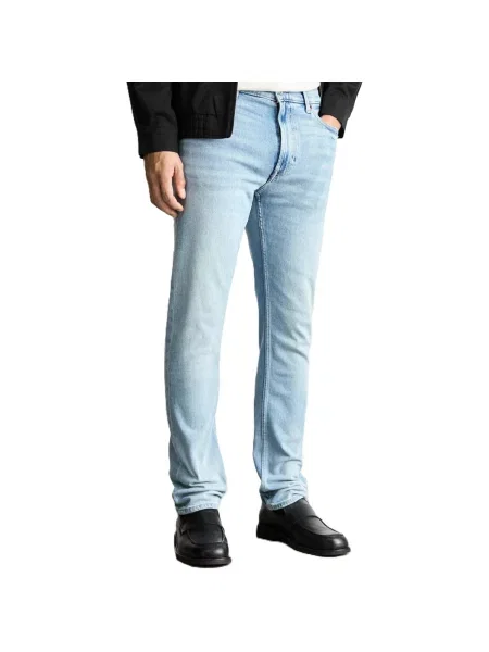 Blugi Calvin Klein Jeans albastru