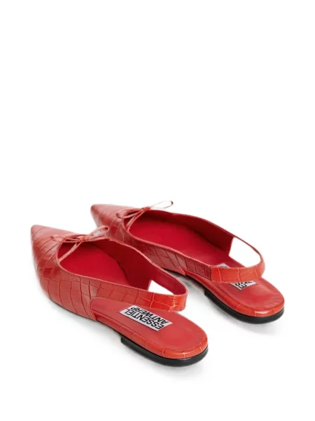Pantofi cu toc Essentiel Antwerp fără toc roșu