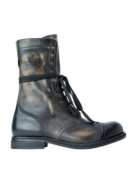 Botki Vivienne Westwood skórzane czarne