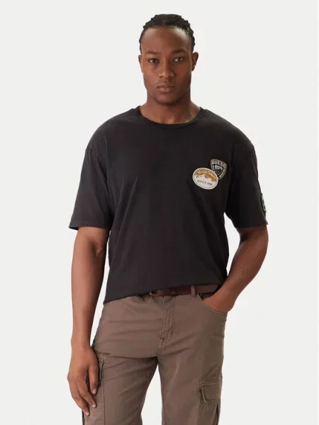 Guess T-Shirt czarny