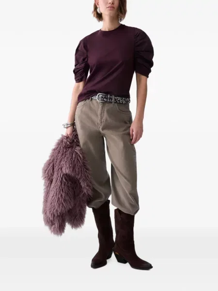 Tricou Liu Jo cu mâneci bufante violet