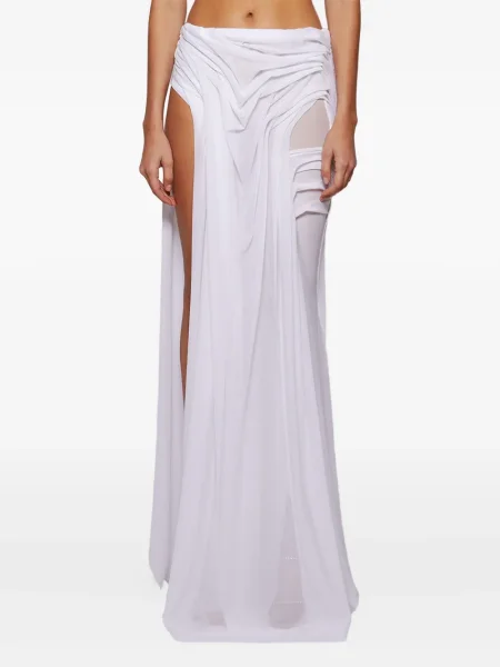 Spódnica Di Petsa drapowana biała