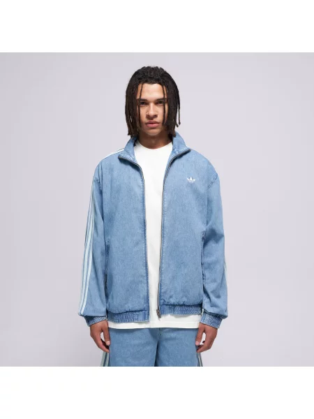 Adidas Kurtka Firebird Denim niebieska