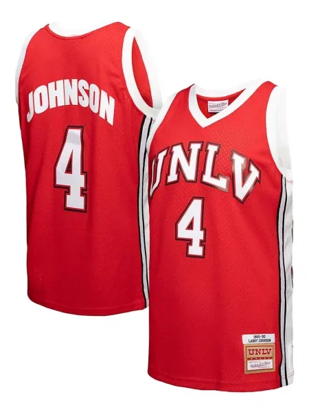 Cămașă Mitchell & Ness din jerseu roșu