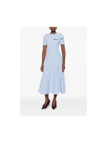 Sukienka Roland Mouret niebieska