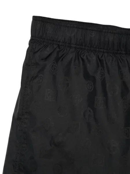 Slip de baie Giorgio Armani cu imagine negru