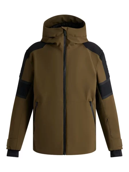 Pikowana jeździć na nartach kurtka narciarska Fusalp brązowa