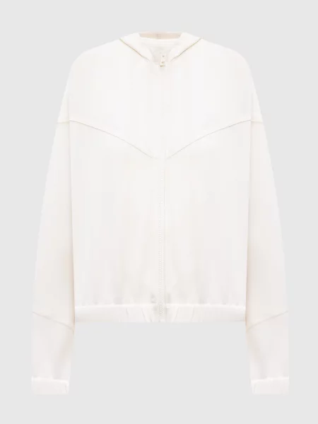 Спортивна куртка з емблемою логотипа Twinset бежева