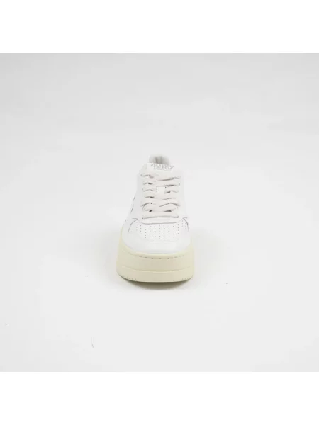 Sneakersy Autry na platformie białe