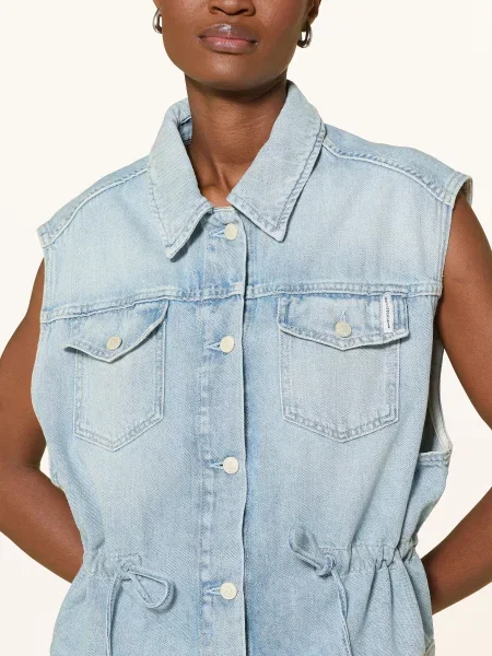 Marc O'polo Denim Kamizelka Dżinsowa blau niebieska