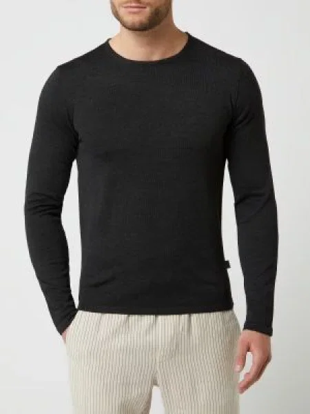 Sweter z mieszanki wełny Casual Friday