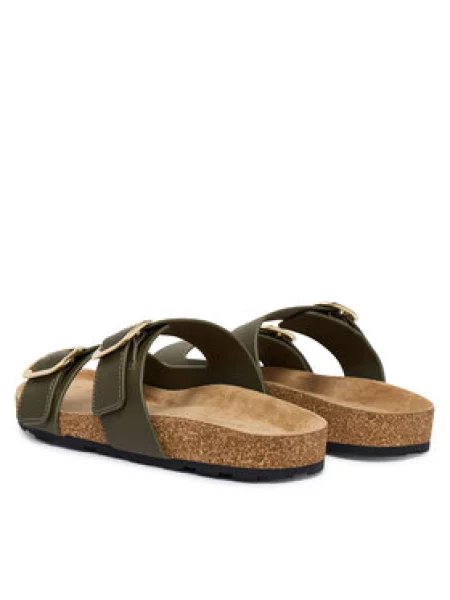 TOMMY HILFIGER Natikače s kaki zelena