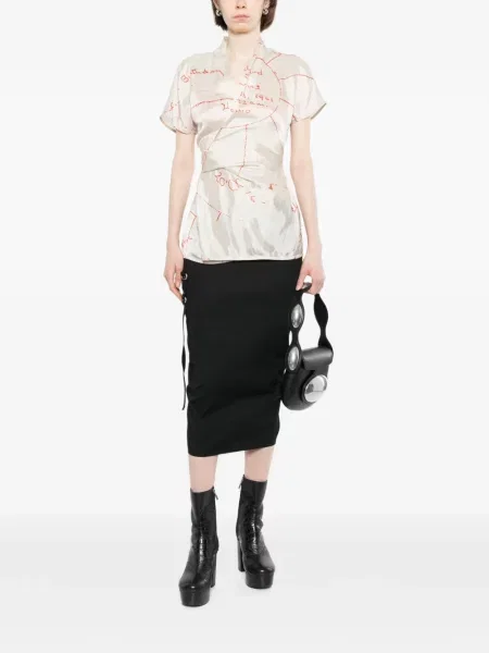 Boríték fazonú blúz Rick Owens