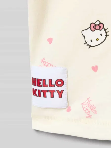 T-shirt w kroju regular fit z czystej bawełny Model KITTY' Only