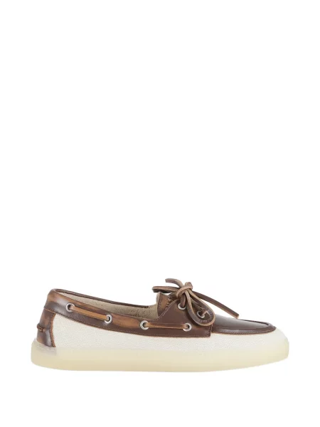 Pantofi loafer Copenhagen Studios cu șireturi din dantelă maro