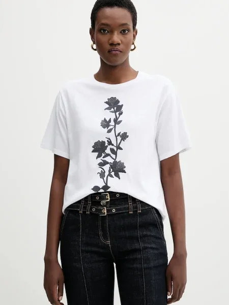 Тениска Blugirl Blumarine дамска бяло