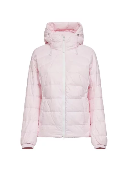 Geacă cu puf Canada Goose cu glugă roz