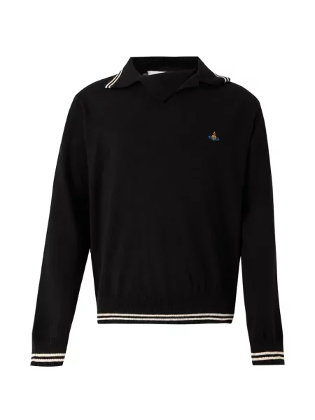 Gulerat tricou polo Vivienne Westwood negru