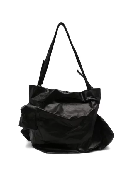 Geantă de mână Discord Yohji Yamamoto din piele negru