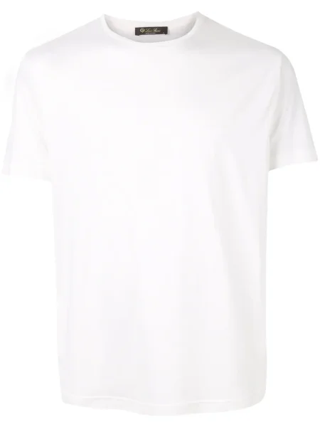 Тениска Loro Piana с кръгло деколте бяло