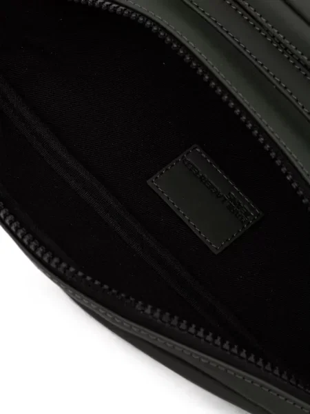 Curea Karl Lagerfeld Jeans cu autograf verde