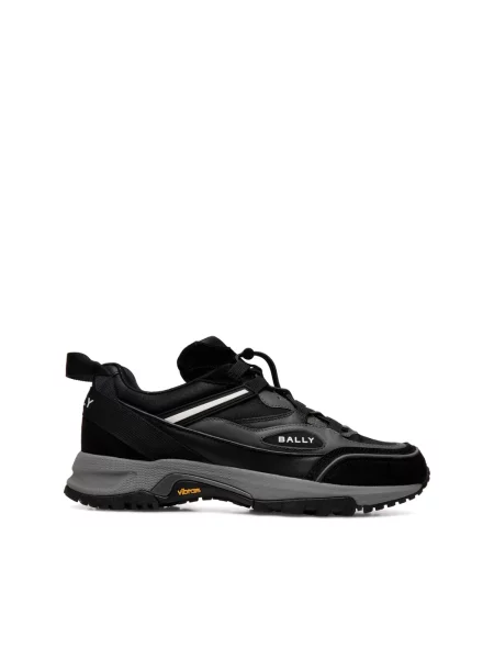 Sneakersy Bally skórzane czarne