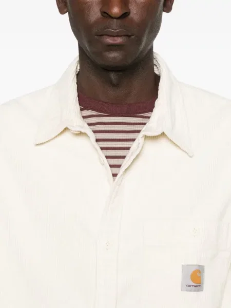 Риза Carhartt Wip от рипсено кадифе